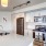 Well-lit kitchen with ample counter space and white, subway tile backsplash
