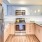 Well-lit kitchen with ample counter space