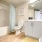 Modern bathroom with vanity and good lighting